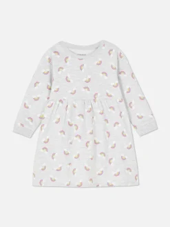 Sale Pulloverkleid Mit Regenbogenmuster Kleider Und Röcke