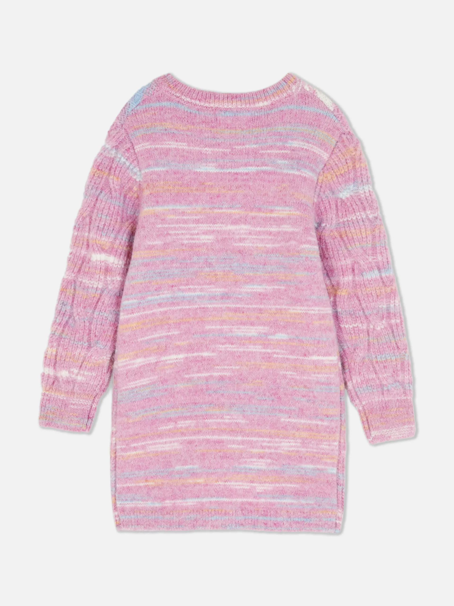 Pulloverkleid Mit Zopfmuster Und Strumpfhose Im Set Kinder Kleider