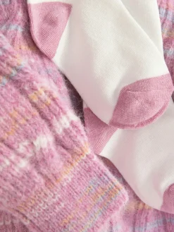 Pulloverkleid Mit Zopfmuster Und Strumpfhose Im Set Kinder Kleider