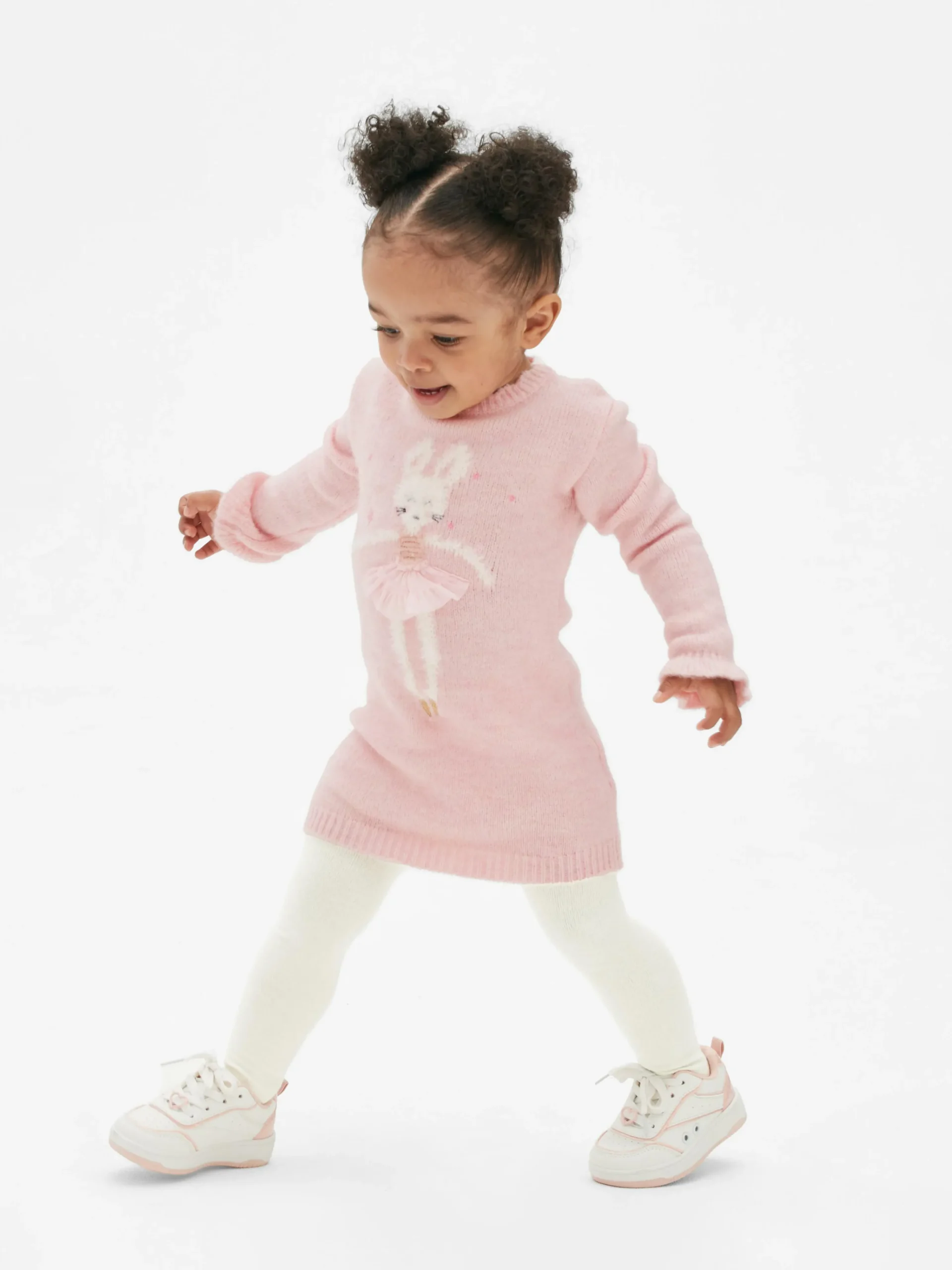 Pulloverkleid Und Strumpfhose Aus Strick Mit Häschen Kleider Und Röcke