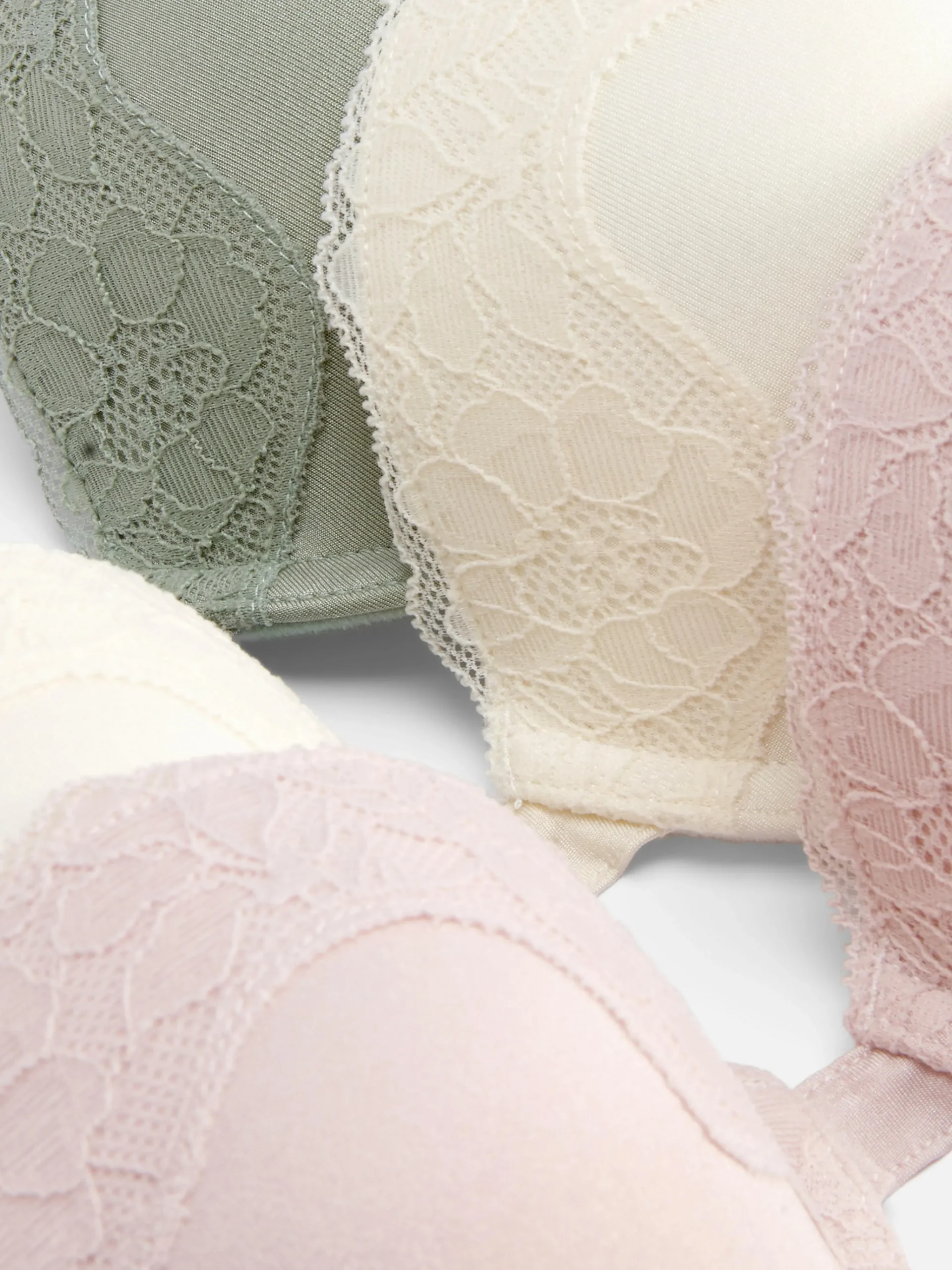 Sale Push-up-BHs Aus Mikrofaser, 3er-Pack Damen Bhs