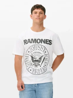 Sale „Ramones“ Tour-T-Shirt Herren Grafik-T-Shirts Und -Sweatshirts|Tops Und T-Shirts