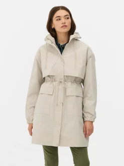 Best Regenparka Mit Kordelzug Damen Jacken Und Mäntel