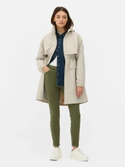 Best Regenparka Mit Kordelzug Damen Jacken Und Mäntel