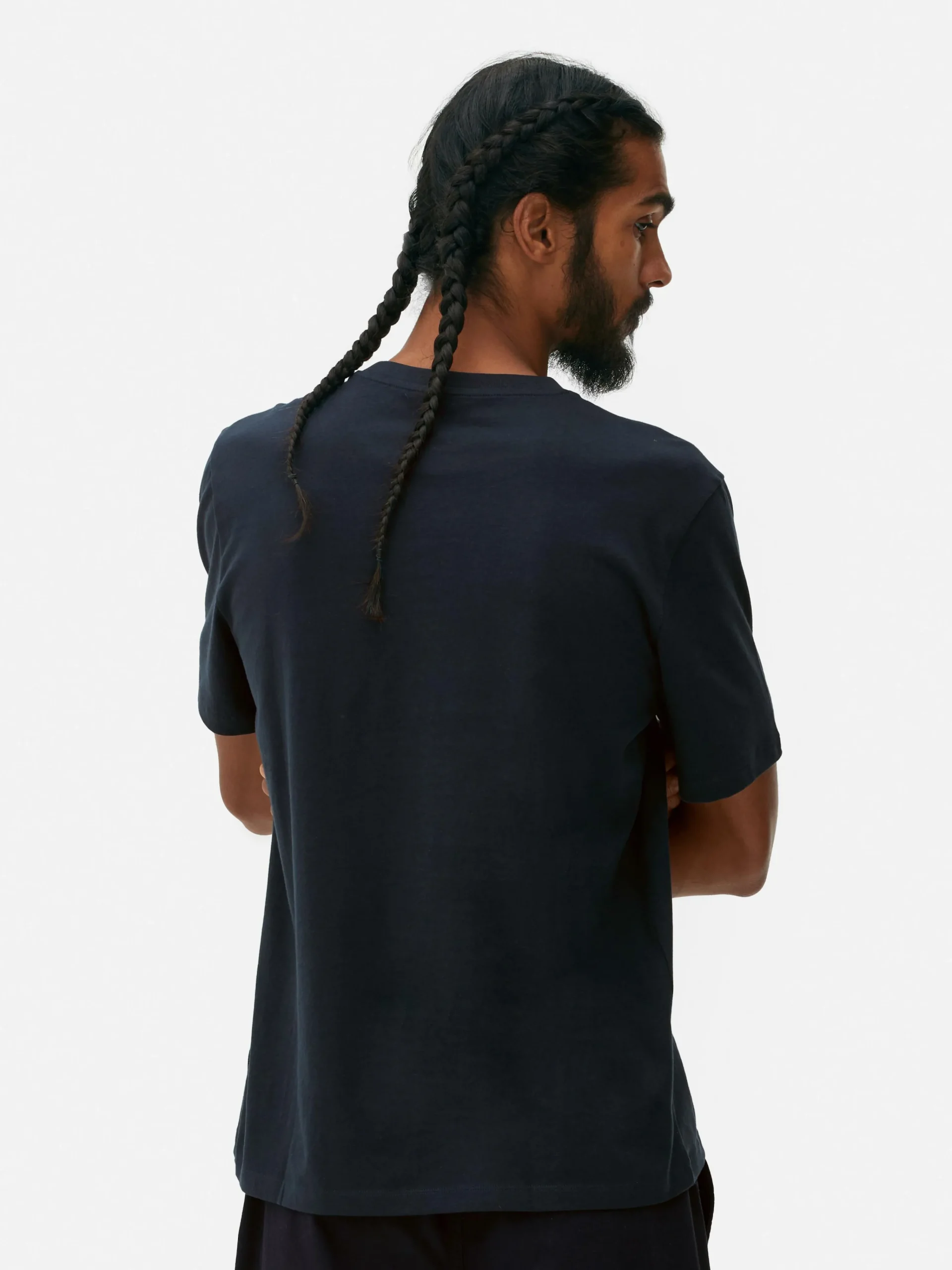 New Regular Fit Rundhals-T-Shirt Herren Tops Und T-Shirts