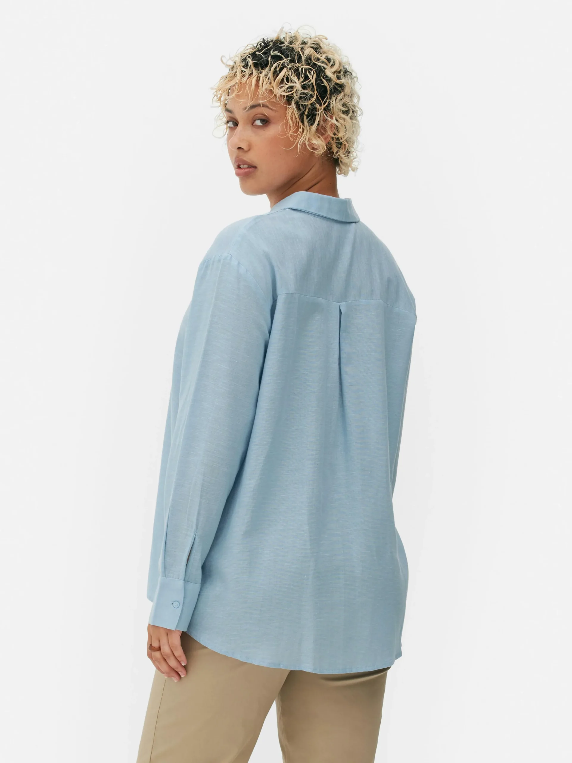 Discount Regular-Fit-Hemd Mit Knopfleiste Damen Blusen