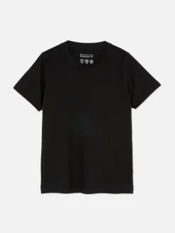 Sale Regular-Fit-T-Shirt Mit Rundhalsausschnitt Damen Tops Und T-Shirts