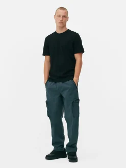 Sale Regular-Fit-T-Shirt Mit Rundhalsausschnitt Herren Tops Und T-Shirts