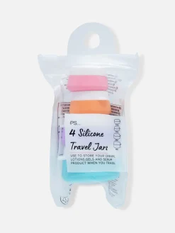 Outlet Reisebehälter Aus Silikon, 4er-Pack Hautpflege-Tools|Reiseaccessoires