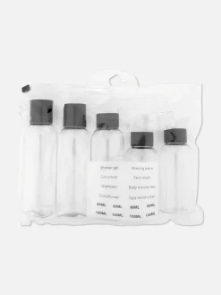 Reiseflasche Und Etiketten Im Set Hautpflege-Tools|Reiseaccessoires