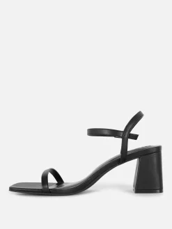 Sale Riemchensandaletten Mit Blockabsatz Damen Heels