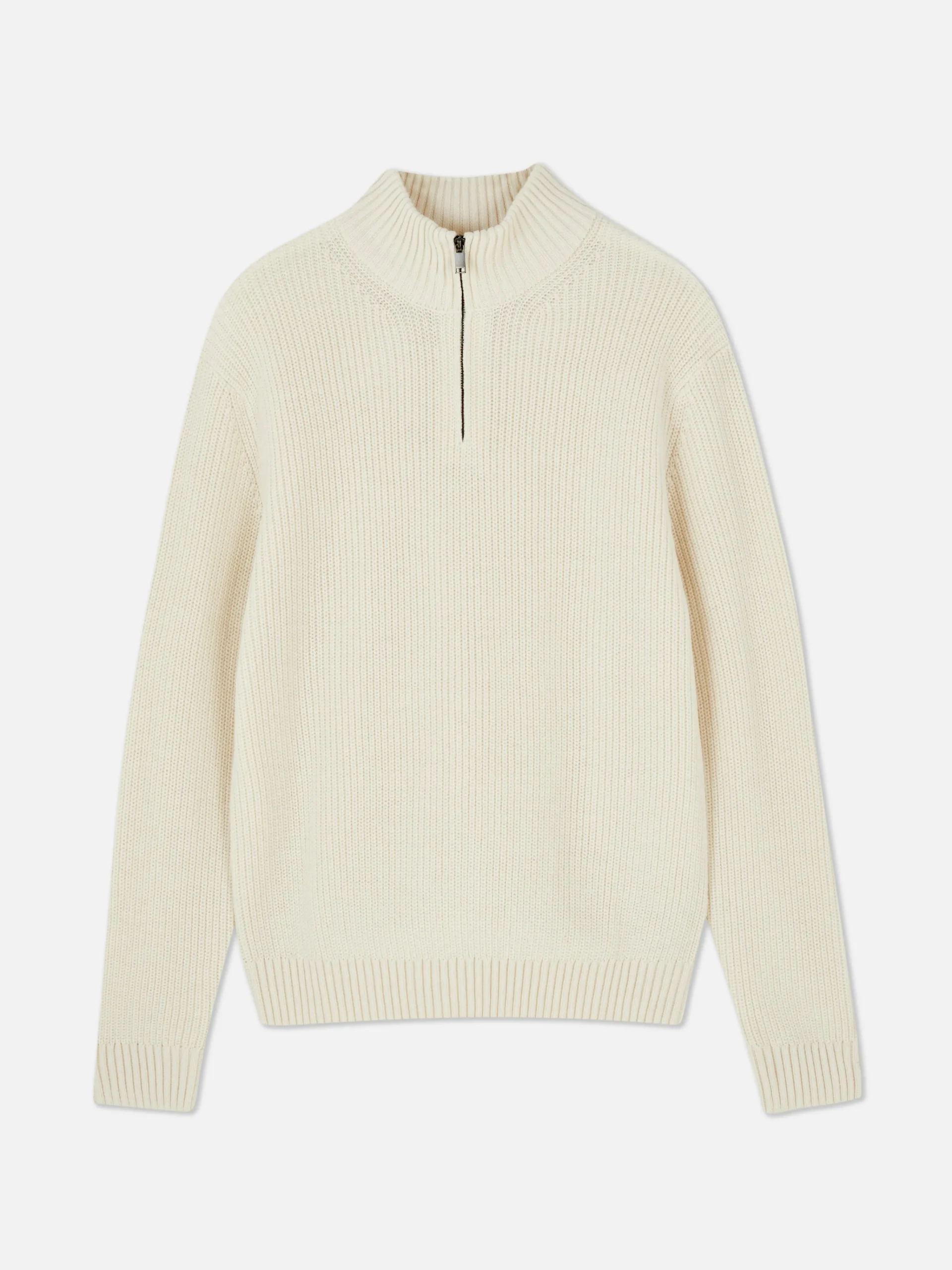 Discount Rippenstrick-Pullover Mit Reißverschluss Herren Pullover Und Cardigans