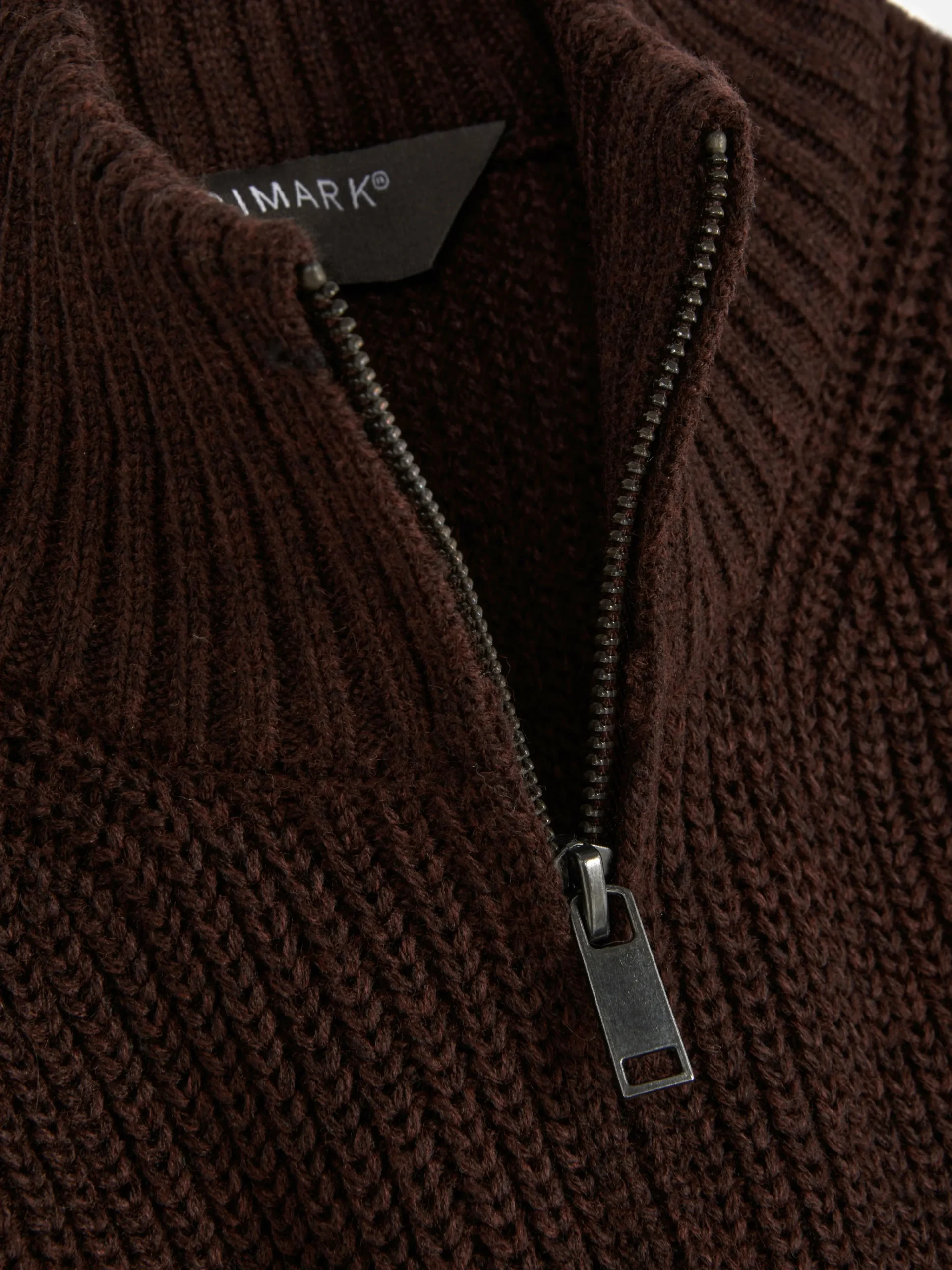 Hot Rippenstrick-Pullover Mit Reißverschluss Herren Pullover Und Cardigans