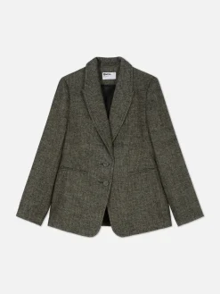 Discount „Rita Ora“ Blazer Mit Fischgrätmuster Damen Blazer