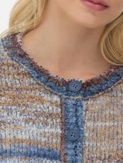 Discount „Rita Ora“ Cardigan Mit Space-Dye-Muster Damen Pullover Und Cardigans