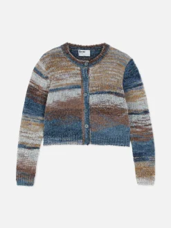 Discount „Rita Ora“ Cardigan Mit Space-Dye-Muster Damen Pullover Und Cardigans