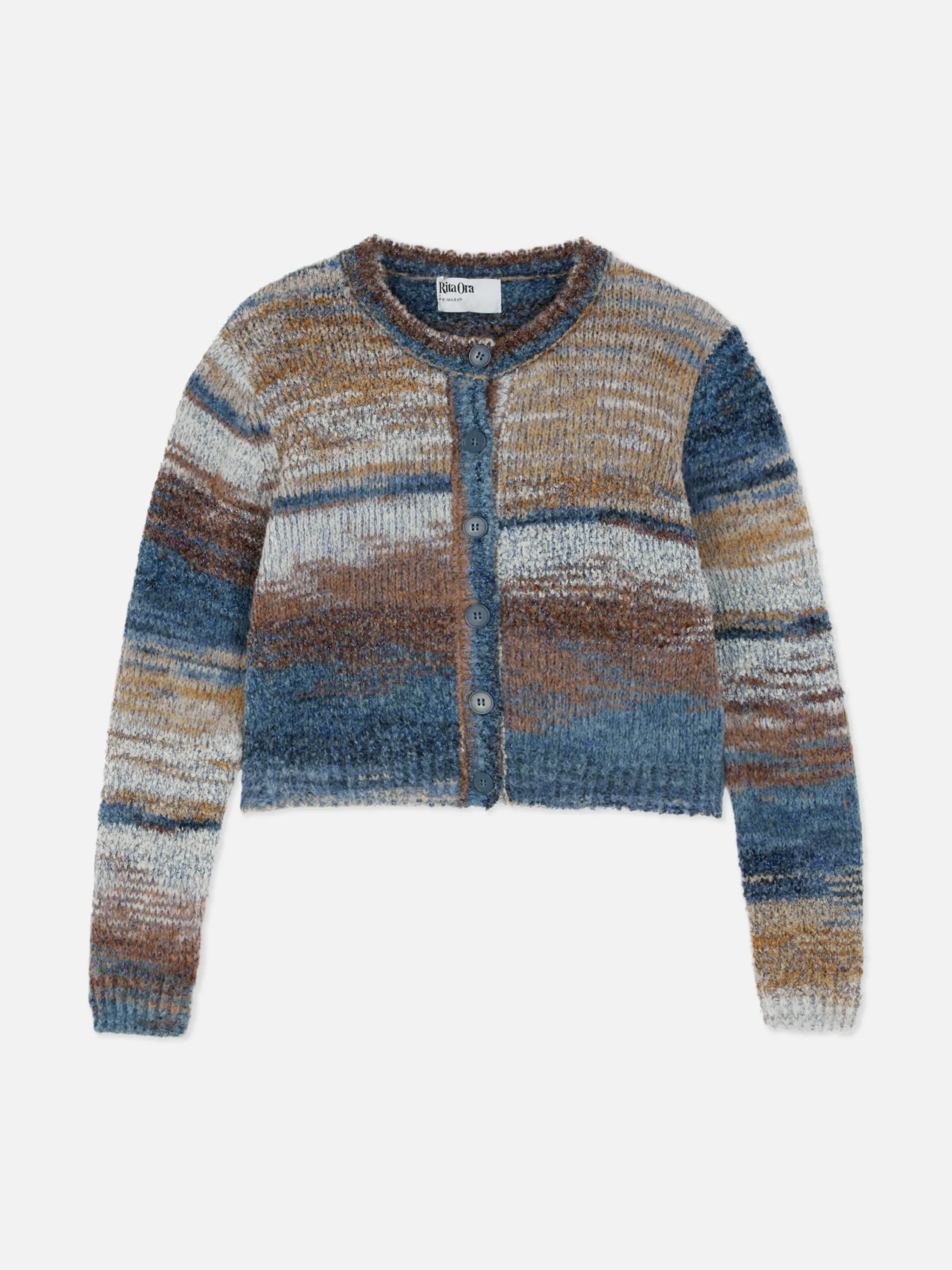 Discount „Rita Ora“ Cardigan Mit Space-Dye-Muster Damen Pullover Und Cardigans