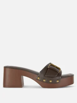 Best „Rita Ora“ Clogs Mit Blockabsatz Damen Heels