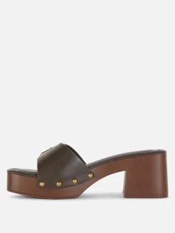 Best „Rita Ora“ Clogs Mit Blockabsatz Damen Heels