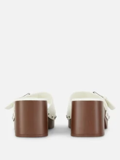 Clearance „Rita Ora“ Clogs Mit Blockabsatz Damen Heels