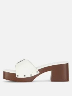 Clearance „Rita Ora“ Clogs Mit Blockabsatz Damen Heels