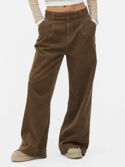 New „Rita Ora“ Cordhose Mit Weitem Bein Damen Denim|Hosen Und Leggings