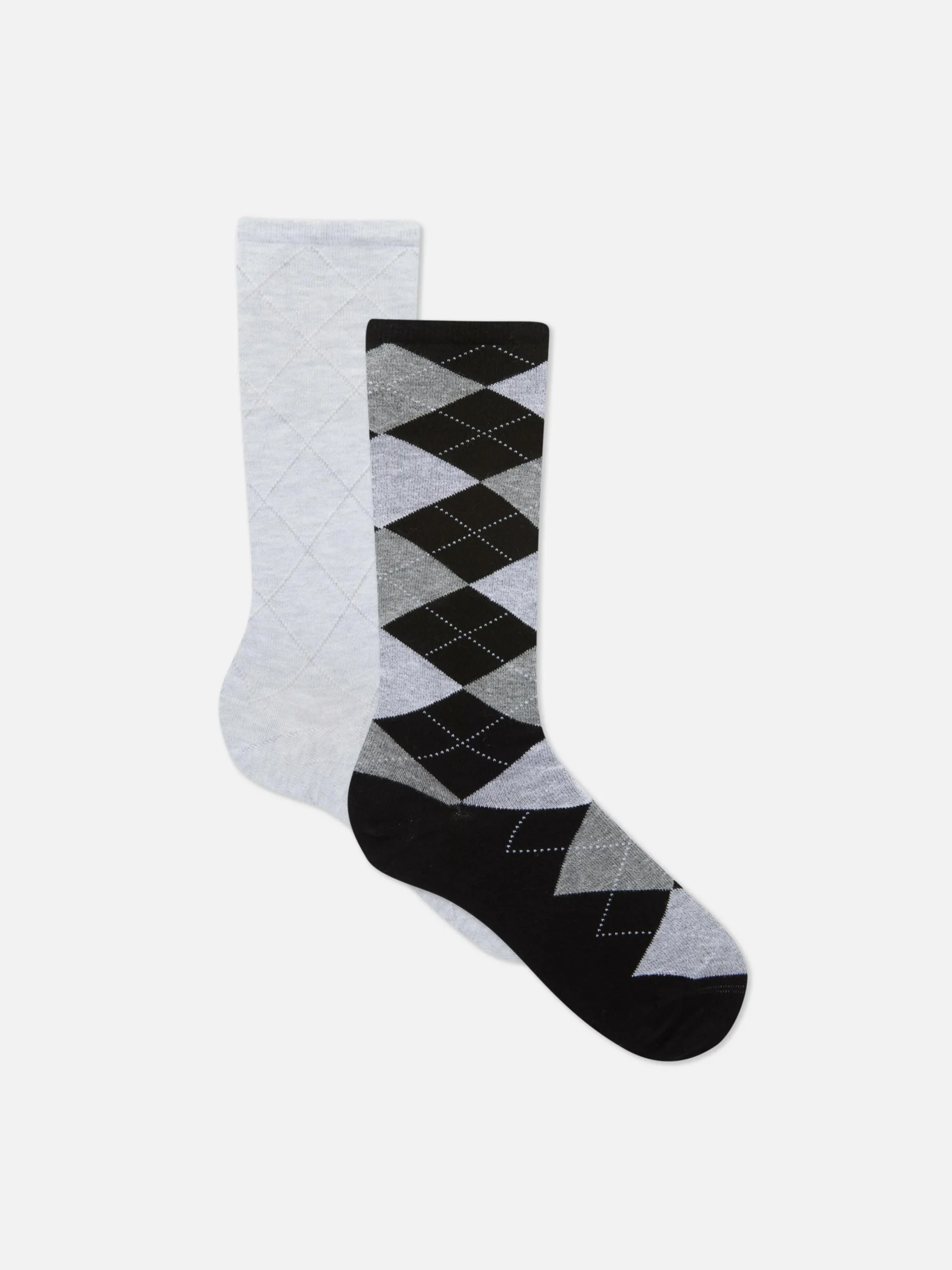 Outlet „Rita Ora“ Crew-Socken Mit Argyle-Muster, 2er-Pack Damen Socken