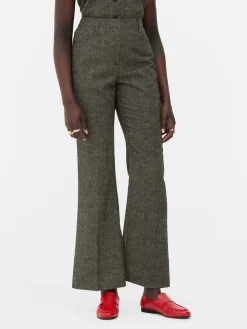 „Rita Ora“ Hose Mit Fischgrätmuster Damen Hosen Und Leggings