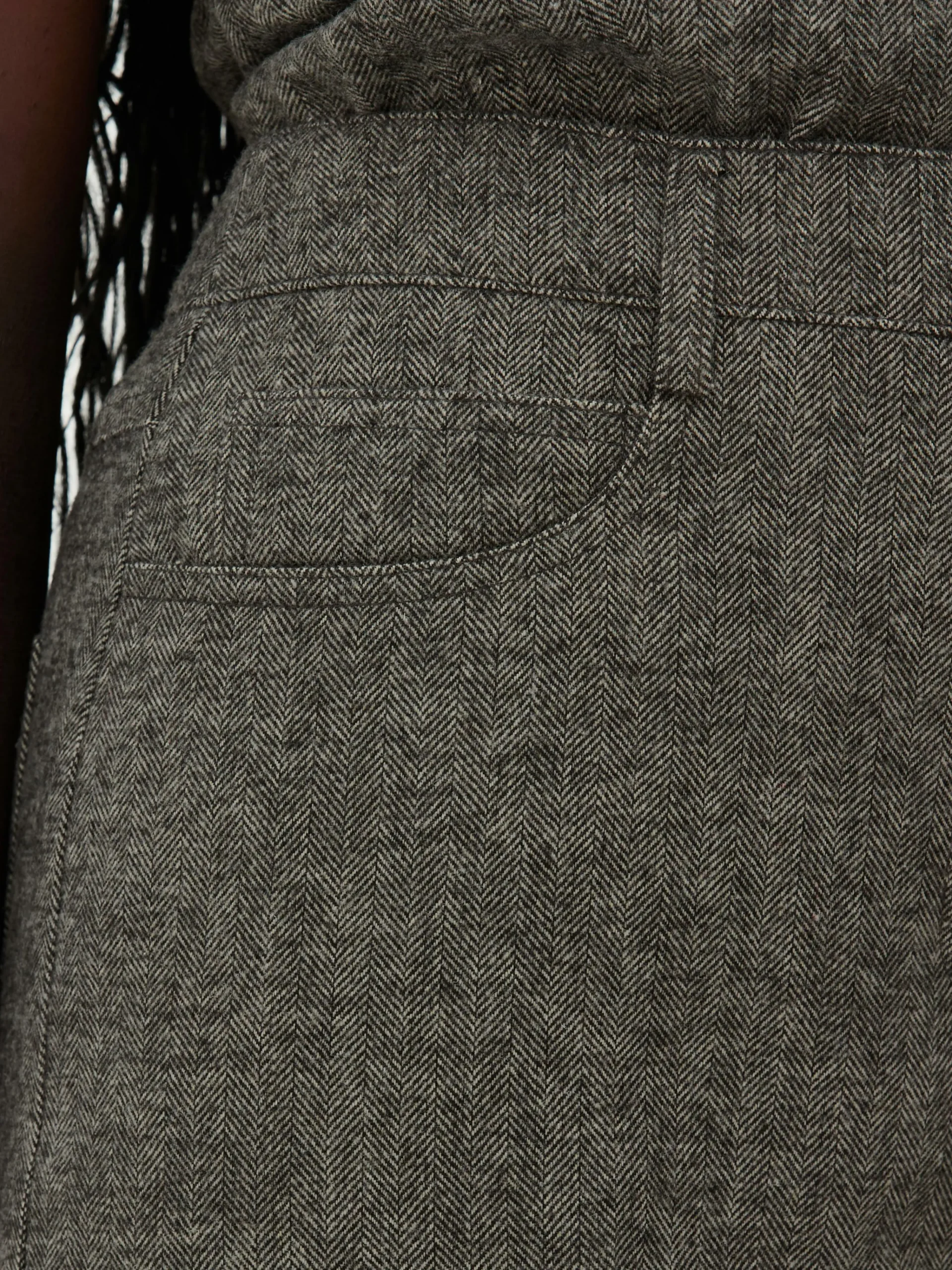 „Rita Ora“ Hose Mit Fischgrätmuster Damen Hosen Und Leggings