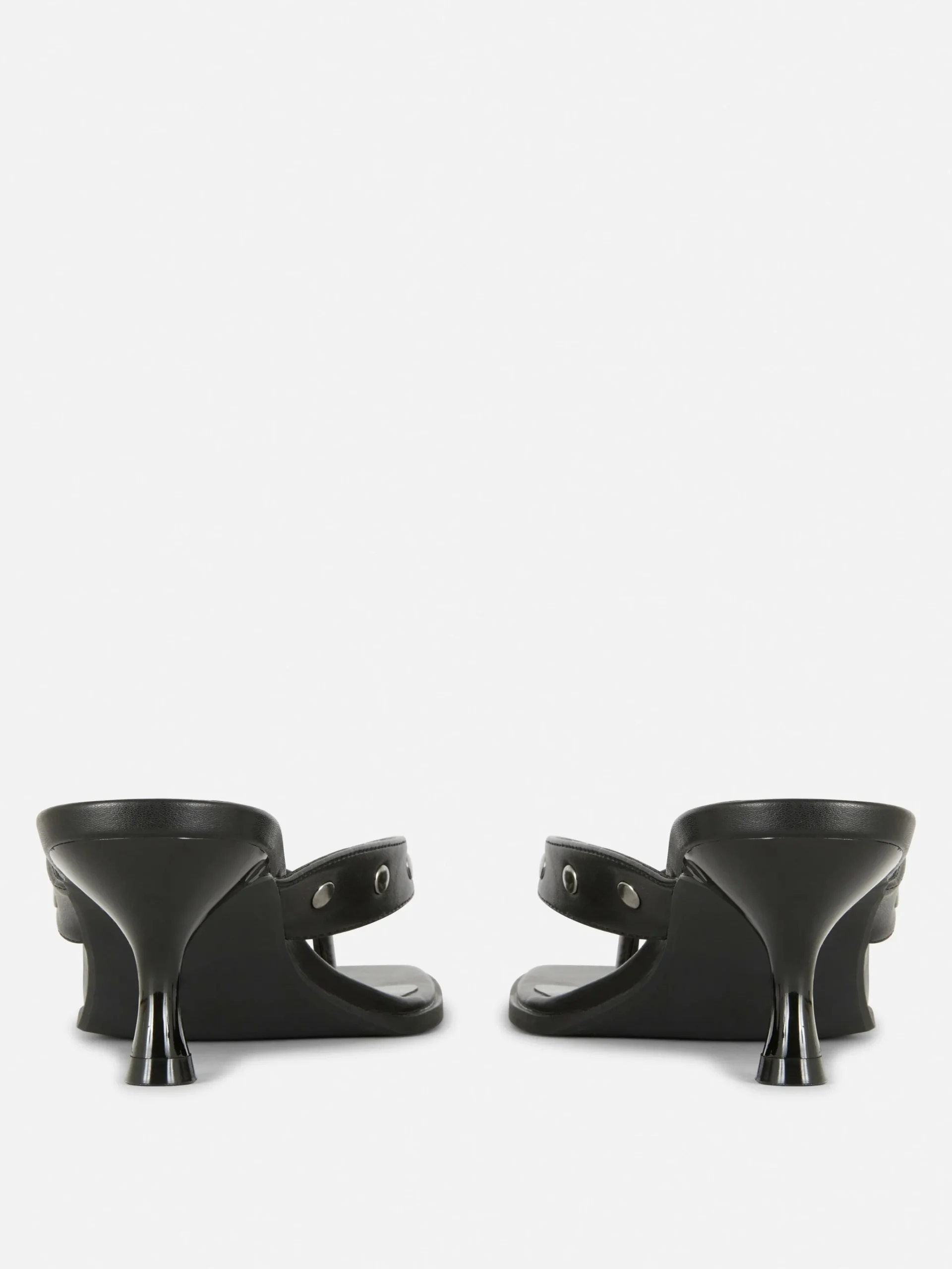 „Rita Ora“ Kunstleder-Mules Mit Nieten Damen Heels