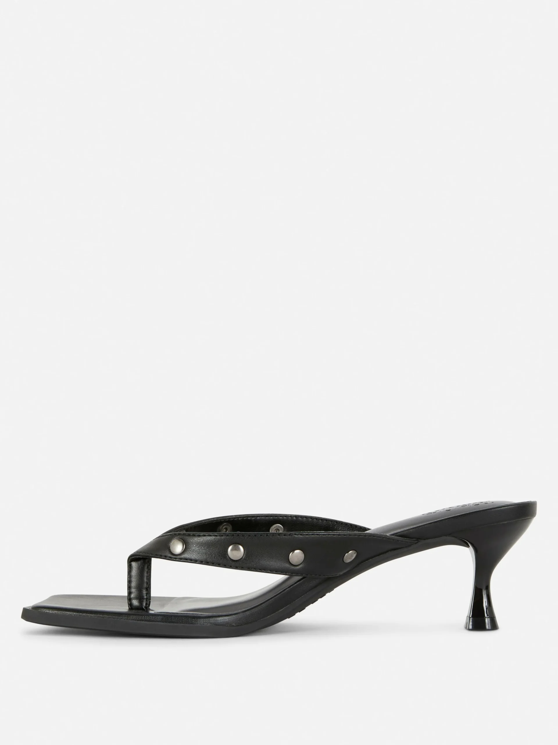 „Rita Ora“ Kunstleder-Mules Mit Nieten Damen Heels