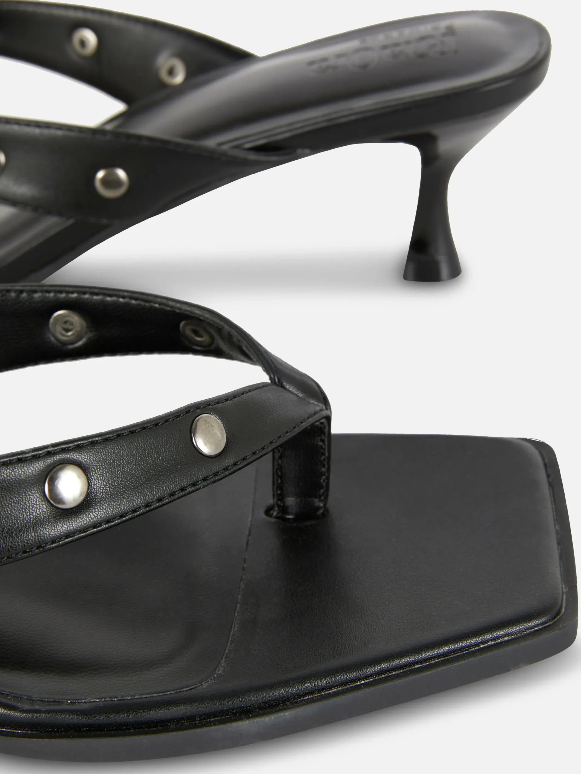 „Rita Ora“ Kunstleder-Mules Mit Nieten Damen Heels