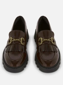 Online „Rita Ora“ Loafer Mit Kiltfransen Und Dicker Sohle Damen Flache Schuhe