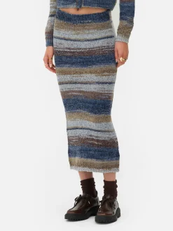 Discount „Rita Ora“ Midirock Mit Space-Dye-Muster Damen Röcke