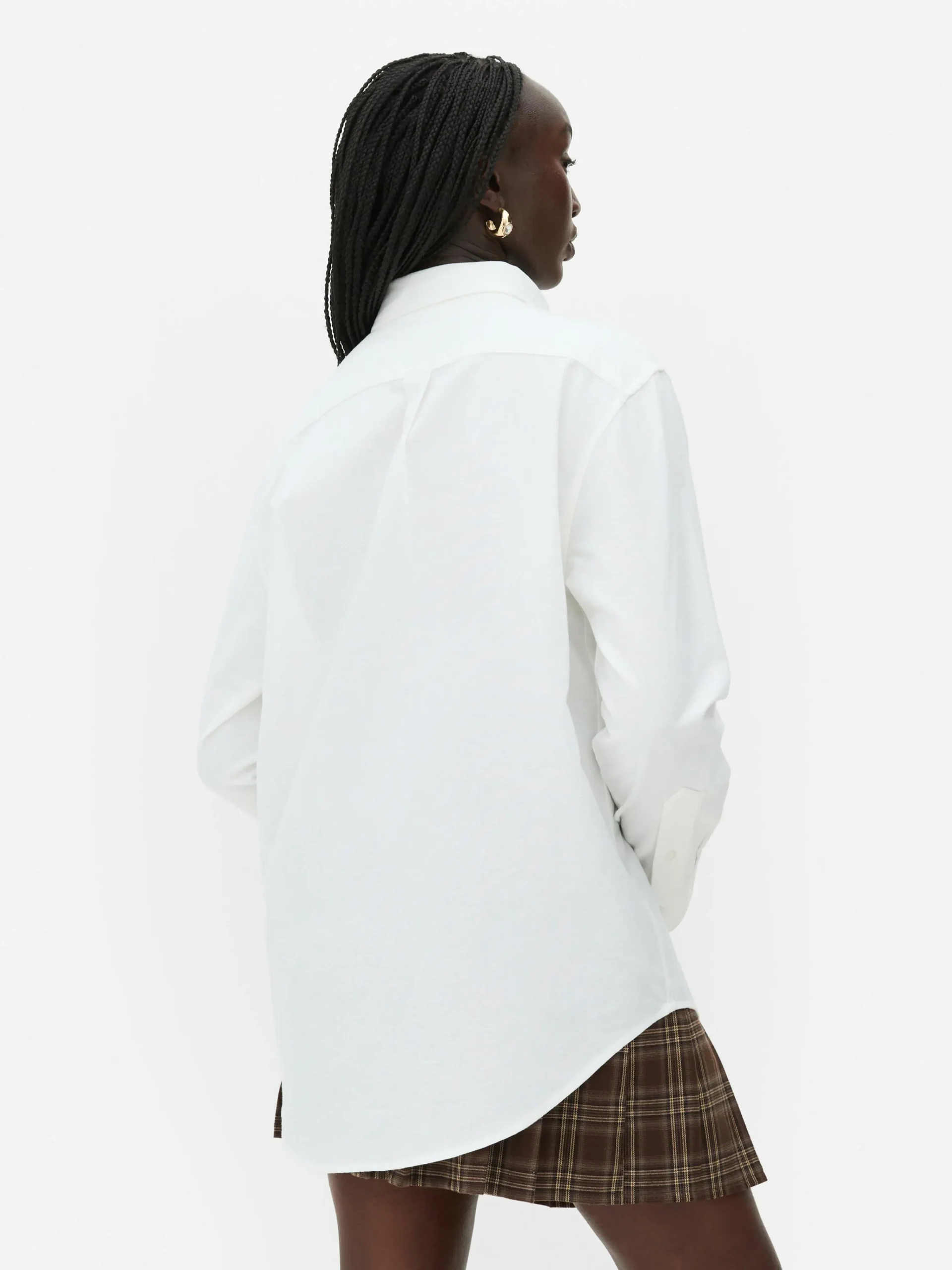 Clearance „Rita Ora“ Oxford-Hemd Mit Knopfleiste Damen Blusen