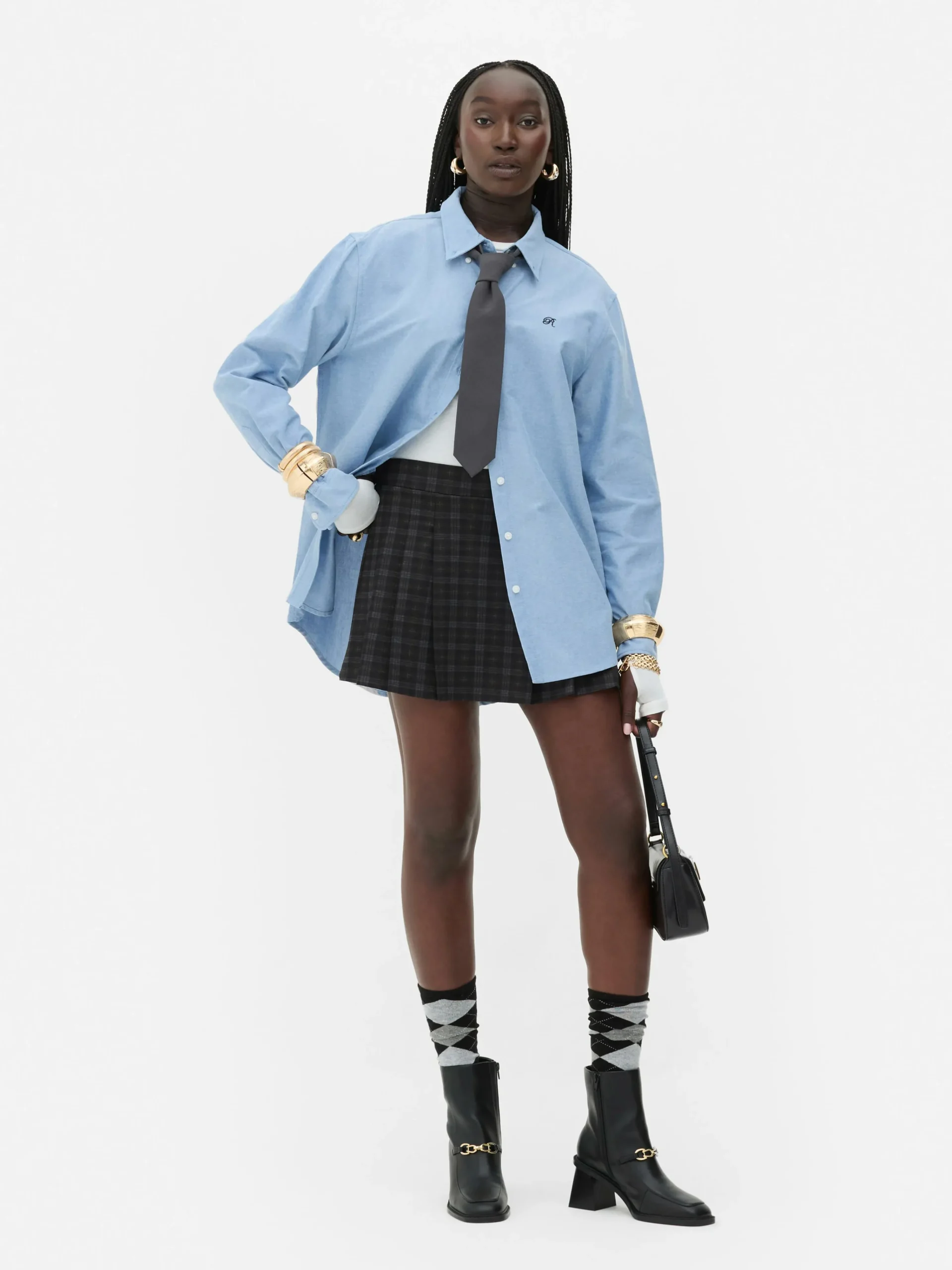 Discount „Rita Ora“ Oxford-Hemd Mit Knopfleiste Damen Blusen