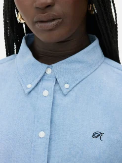 Discount „Rita Ora“ Oxford-Hemd Mit Knopfleiste Damen Blusen