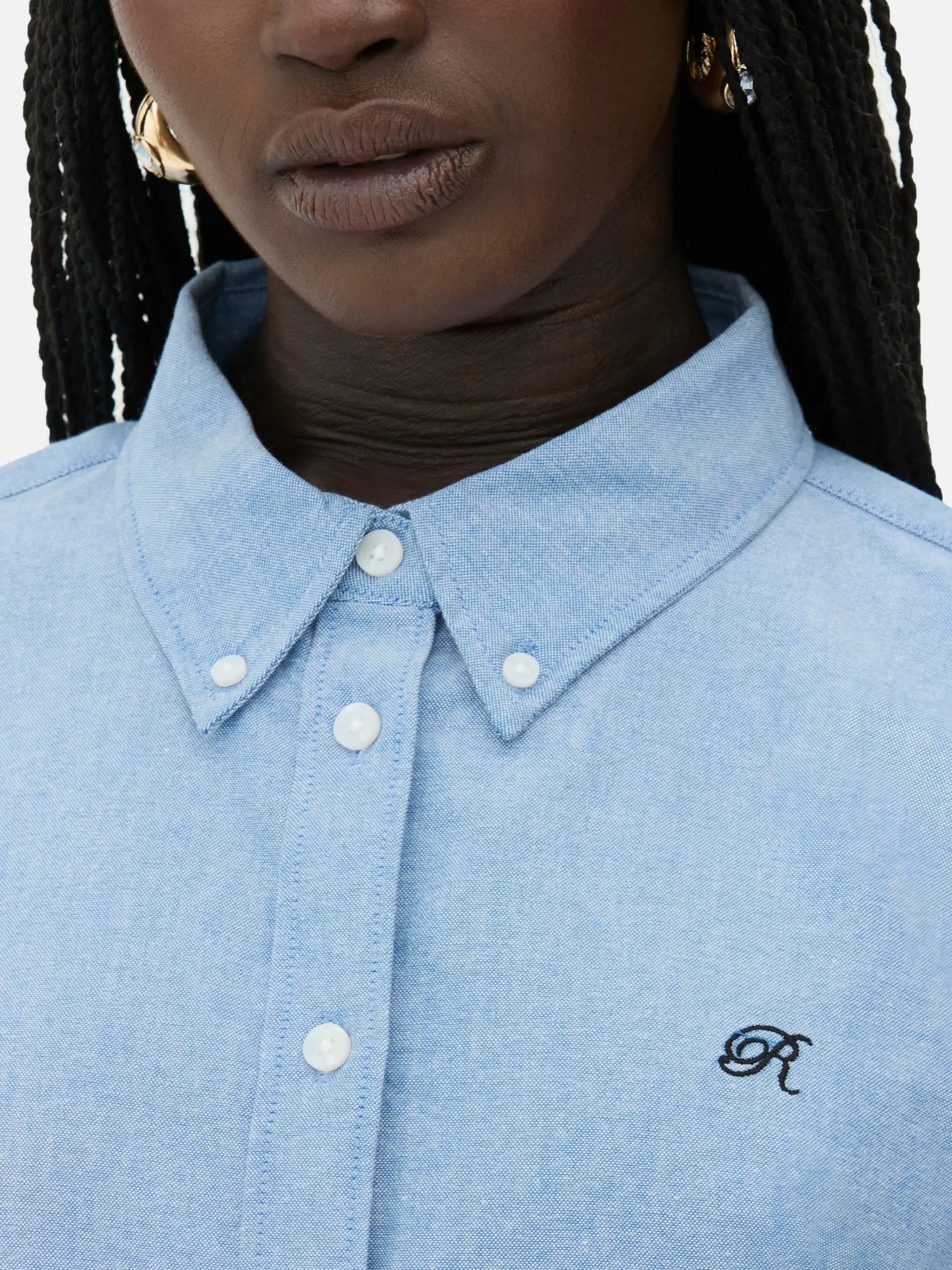 Discount „Rita Ora“ Oxford-Hemd Mit Knopfleiste Damen Blusen