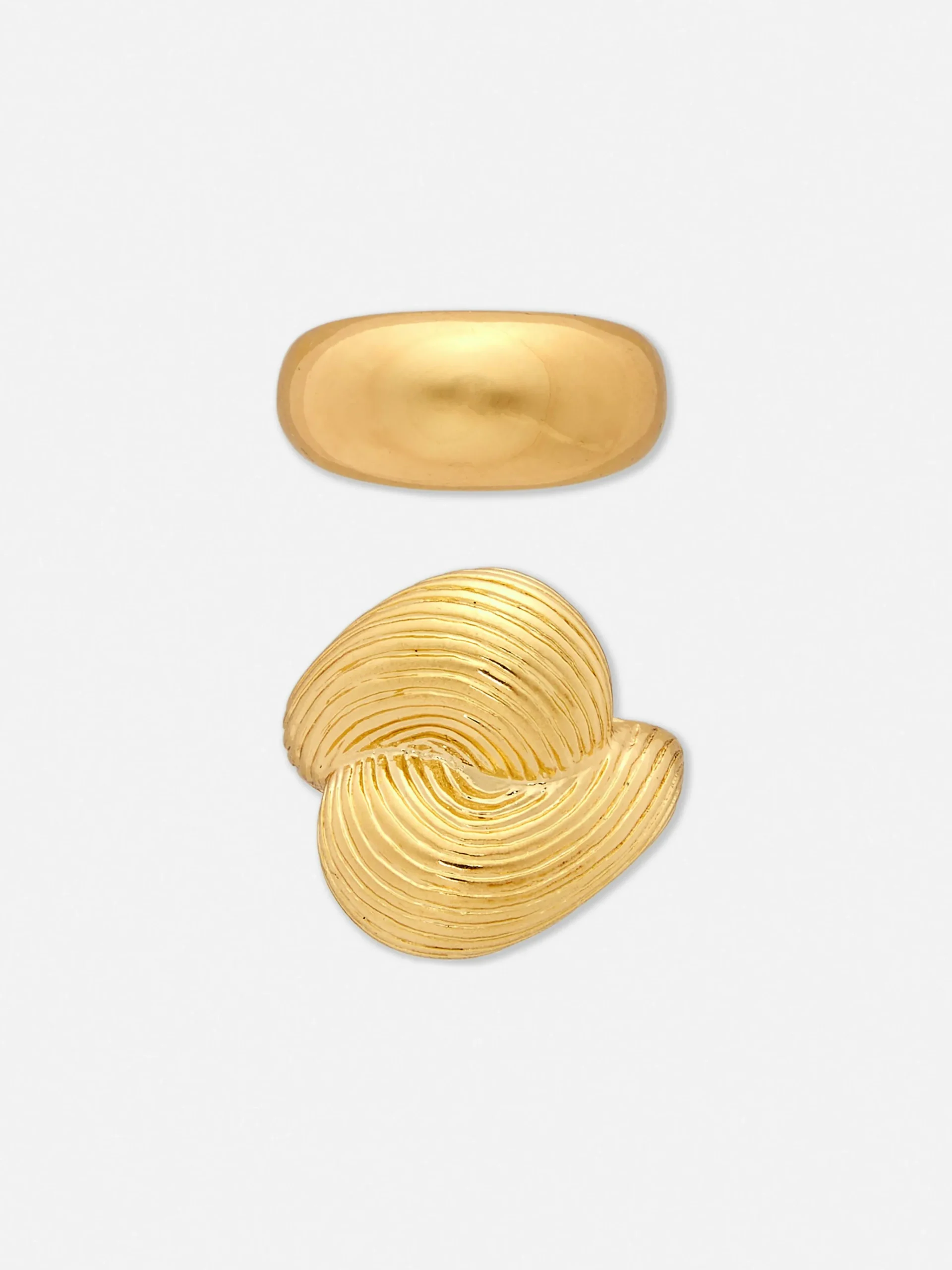 Hot „Rita Ora“ Ringe Im Vintage-Stil, 2er-Pack Damen Schmuck