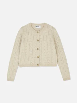 Online „Rita Ora“ Strickcardigan Mit Zopfmuster Damen Pullover Und Cardigans