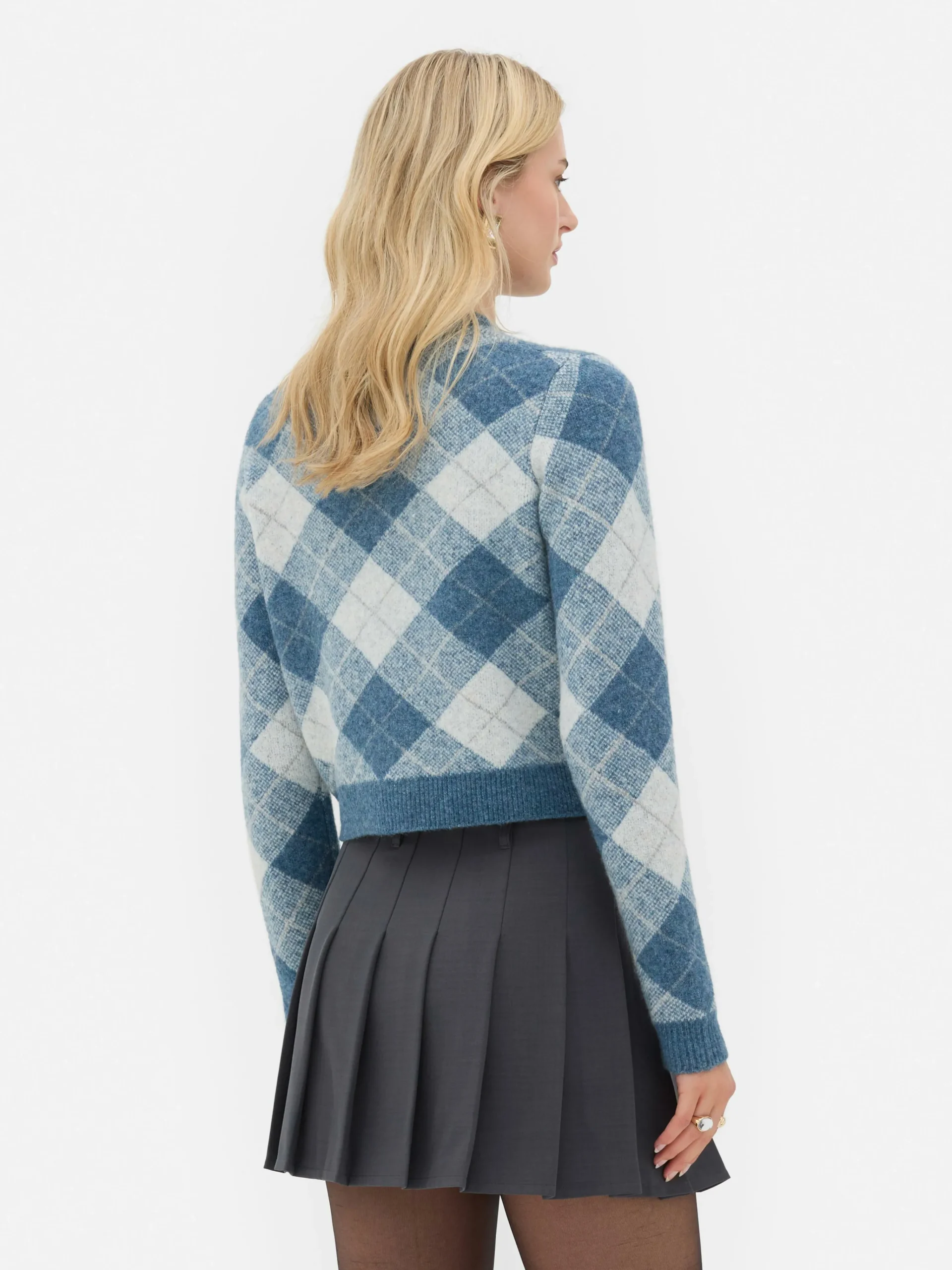 Best „Rita Ora“ Strickcardigan Mit Argylemuster Damen Pullover Und Cardigans