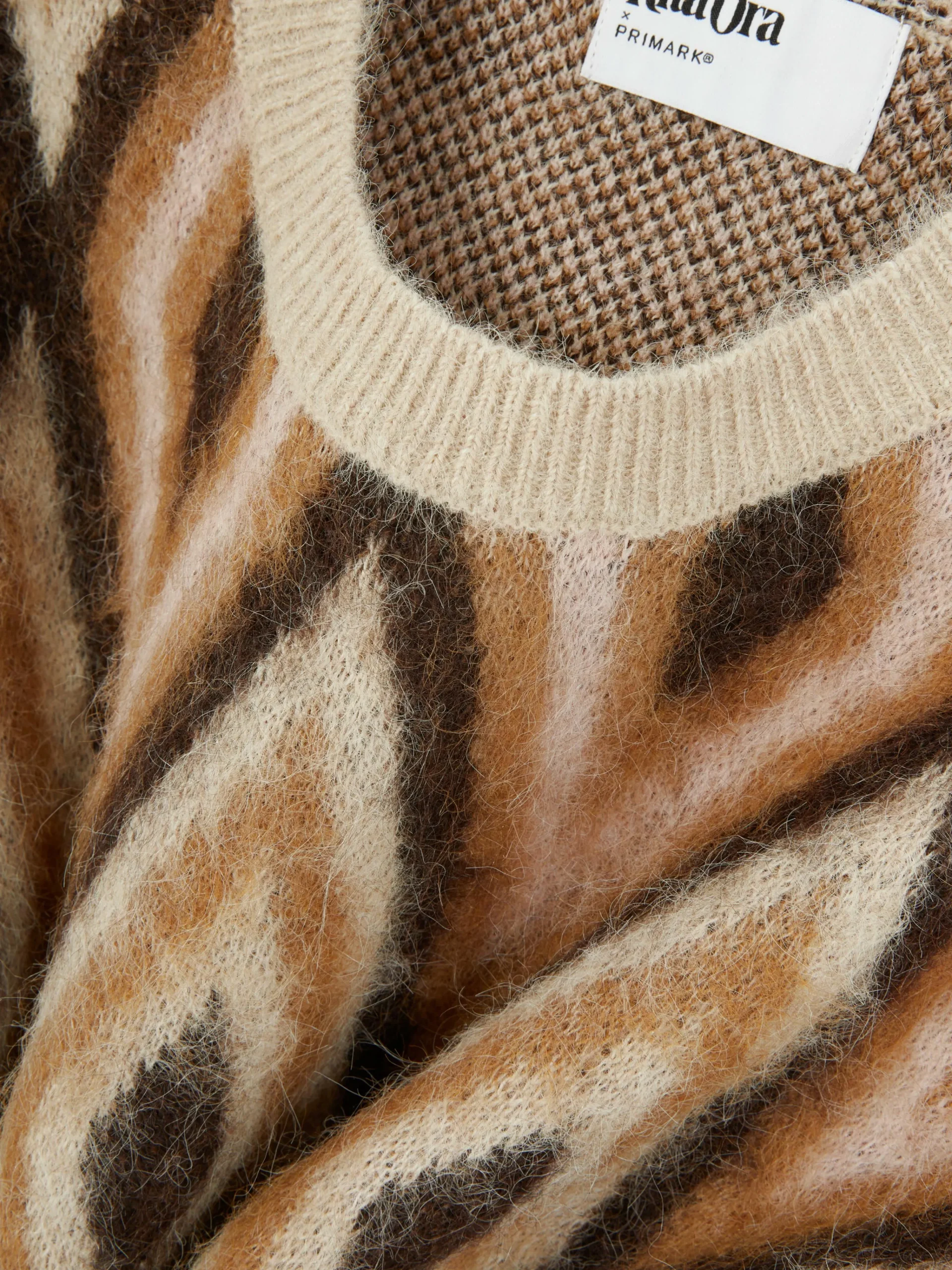 Sale „Rita Ora“ Strickpullover Mit Rautenmuster Damen Pullover Und Cardigans