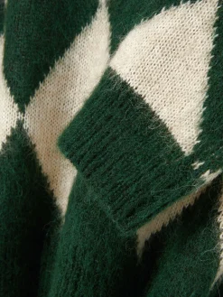 Discount „Rita Ora“ Strickpullover Mit Argylemuster Und V-Ausschnitt Damen Pullover Und Cardigans