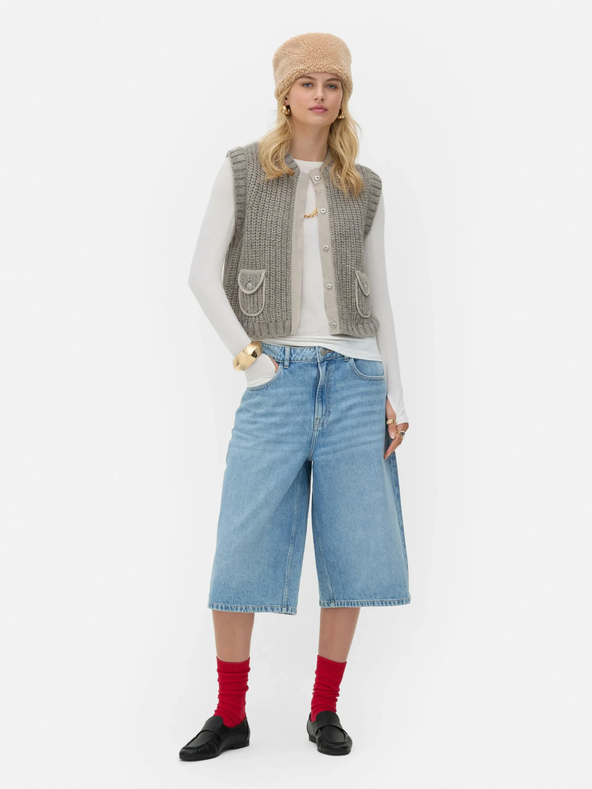 Discount „Rita Ora“ Strickweste Damen Pullover Und Cardigans