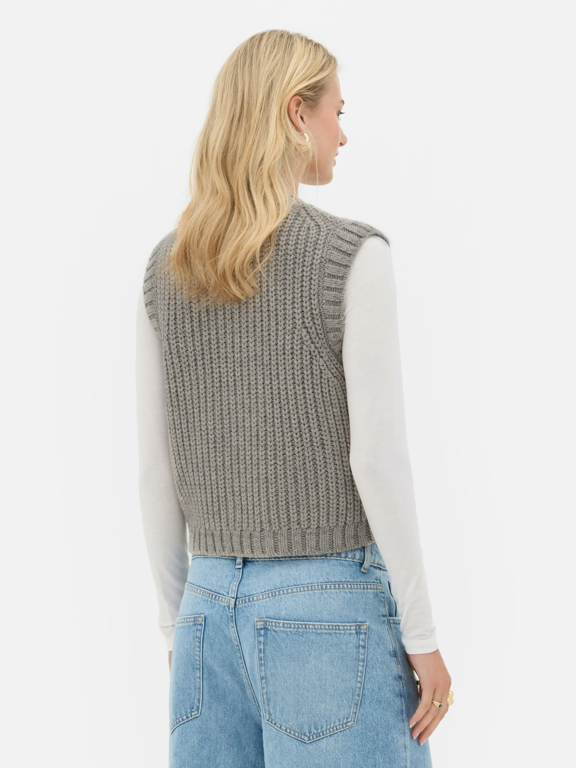 Discount „Rita Ora“ Strickweste Damen Pullover Und Cardigans