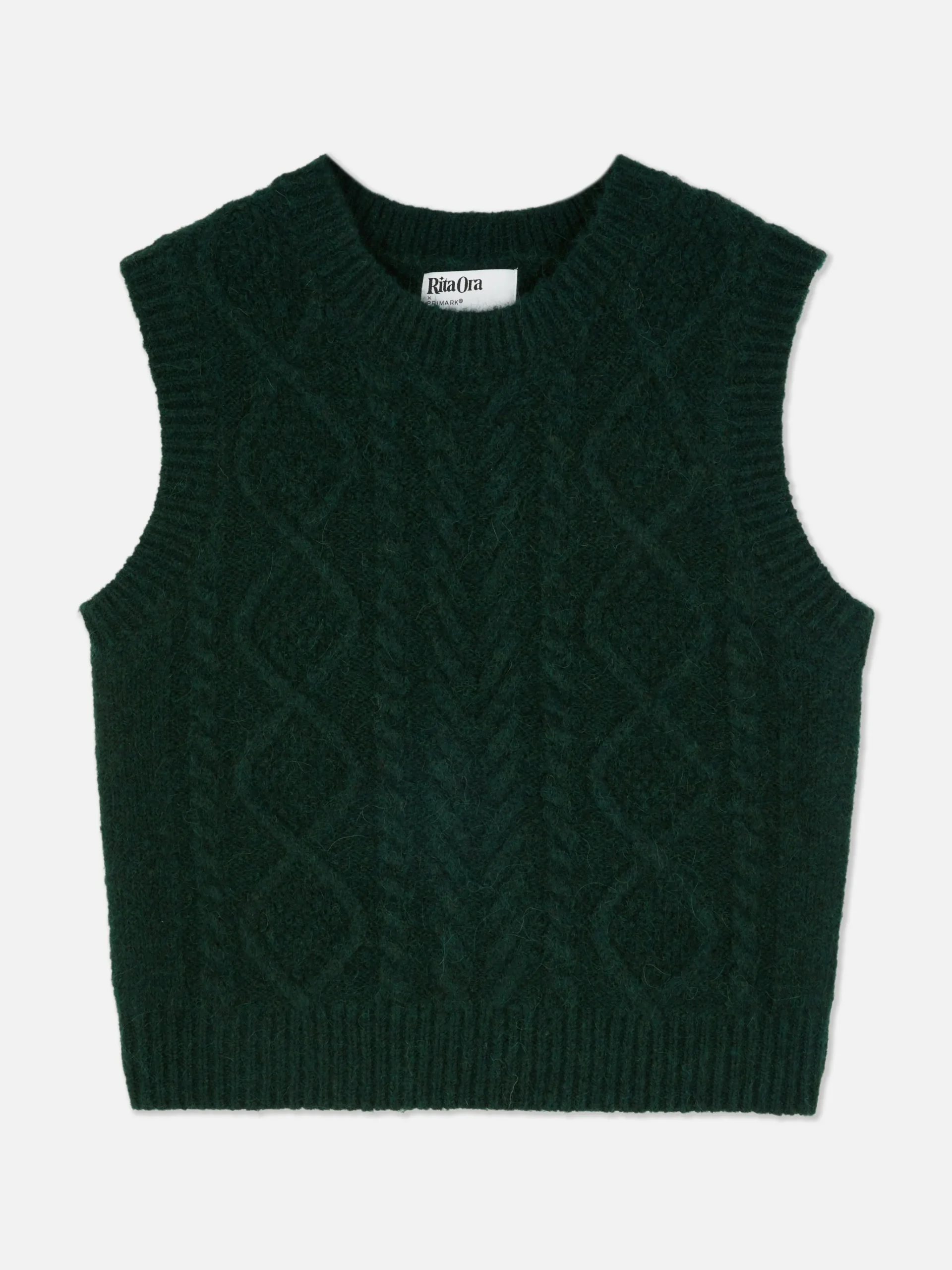 Online „Rita Ora“ Strickweste Mit Zopfmuster Damen Pullover Und Cardigans