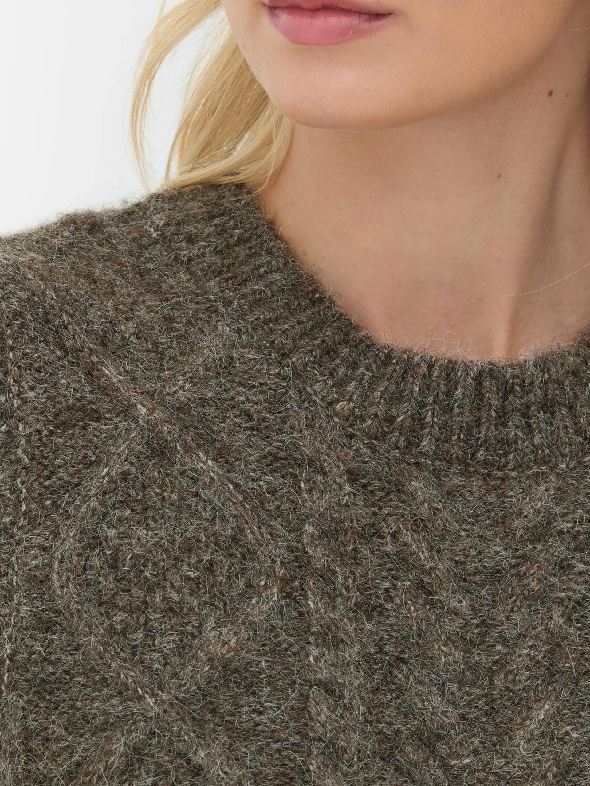 Clearance „Rita Ora“ Strickweste Mit Zopfmuster Damen Pullover Und Cardigans