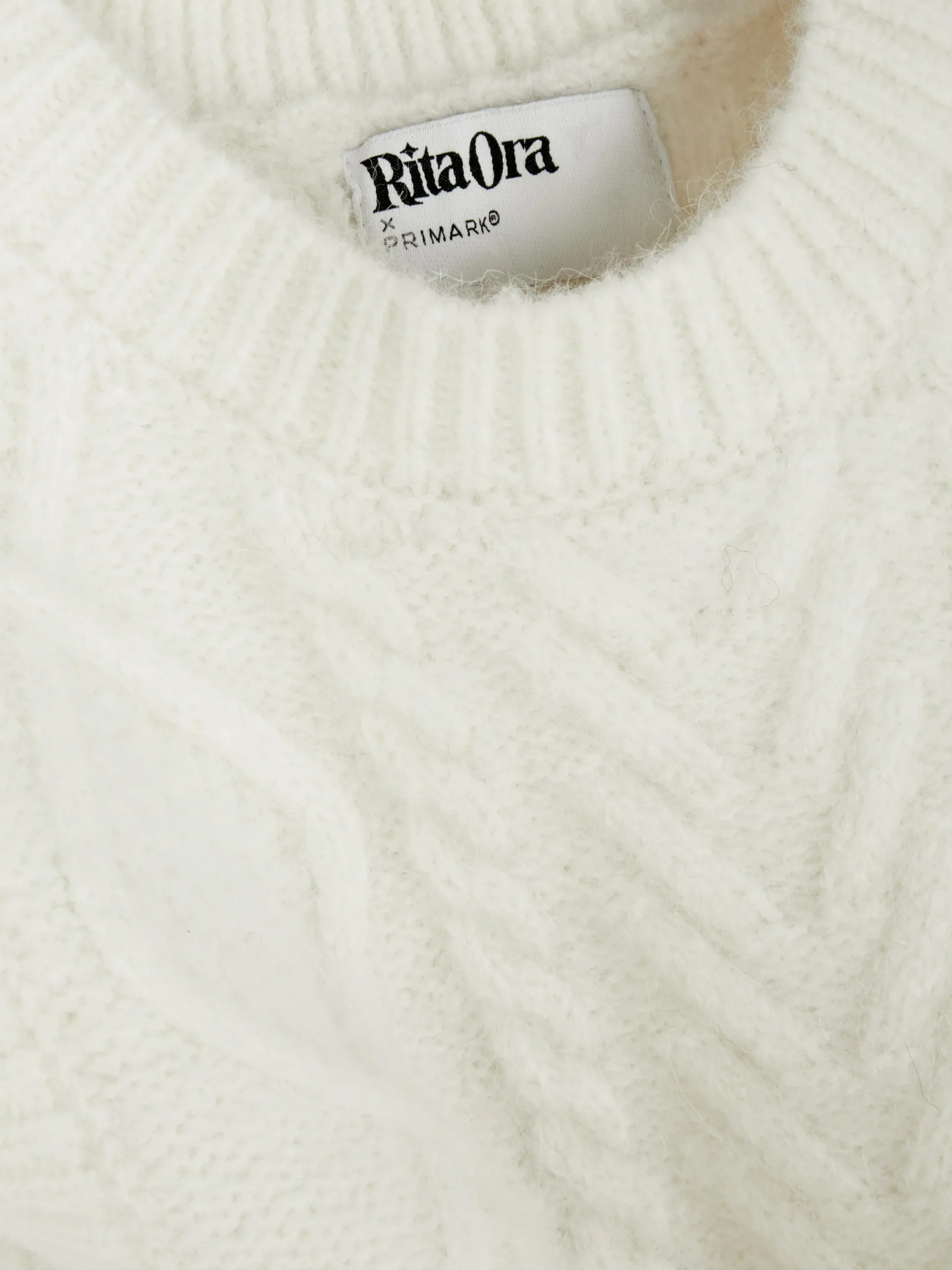 Outlet „Rita Ora“ Strickweste Mit Zopfmuster Damen Pullover Und Cardigans