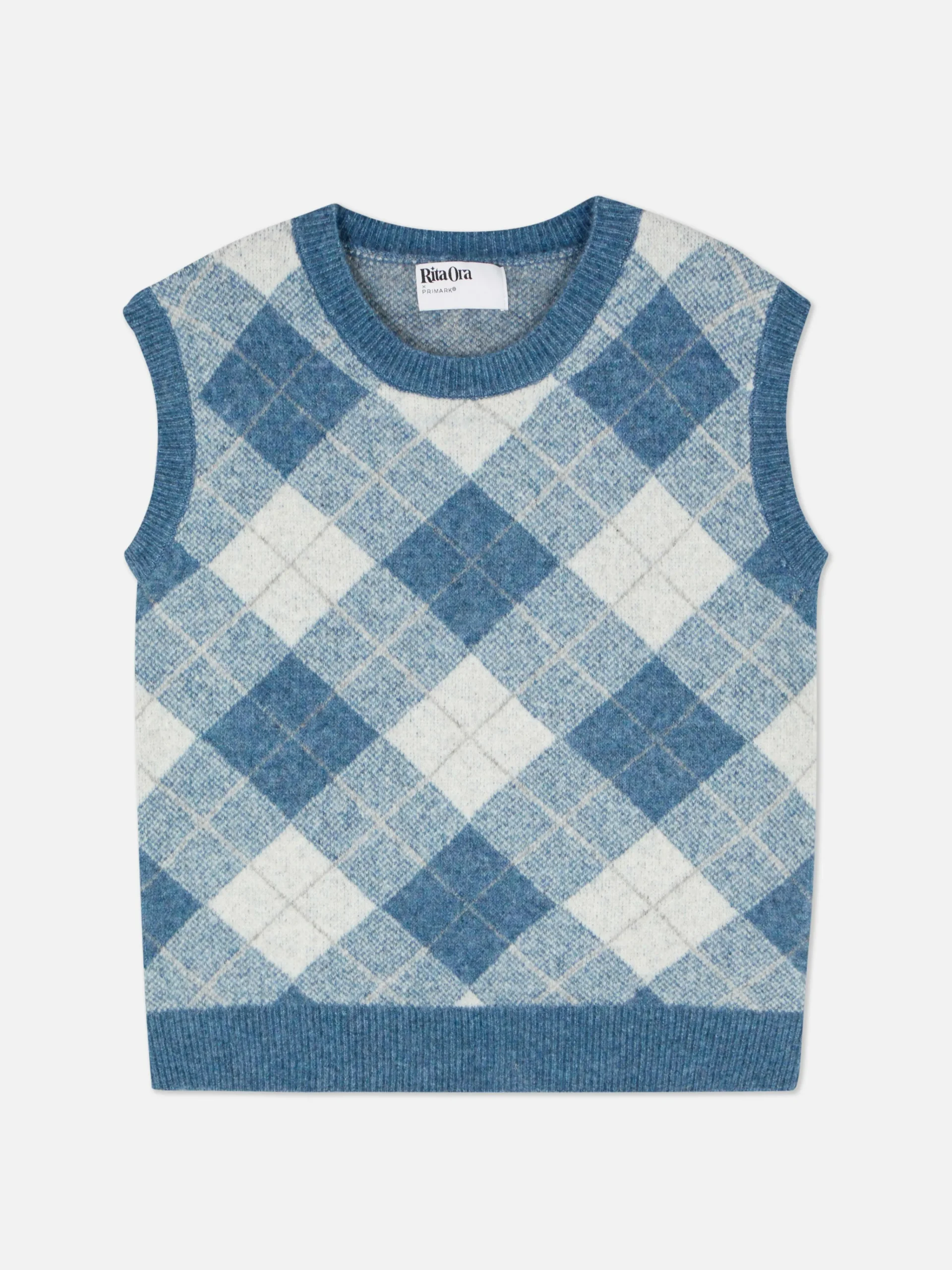 Clearance „Rita Ora“ Strickweste Mit Argylemuster Damen Pullover Und Cardigans