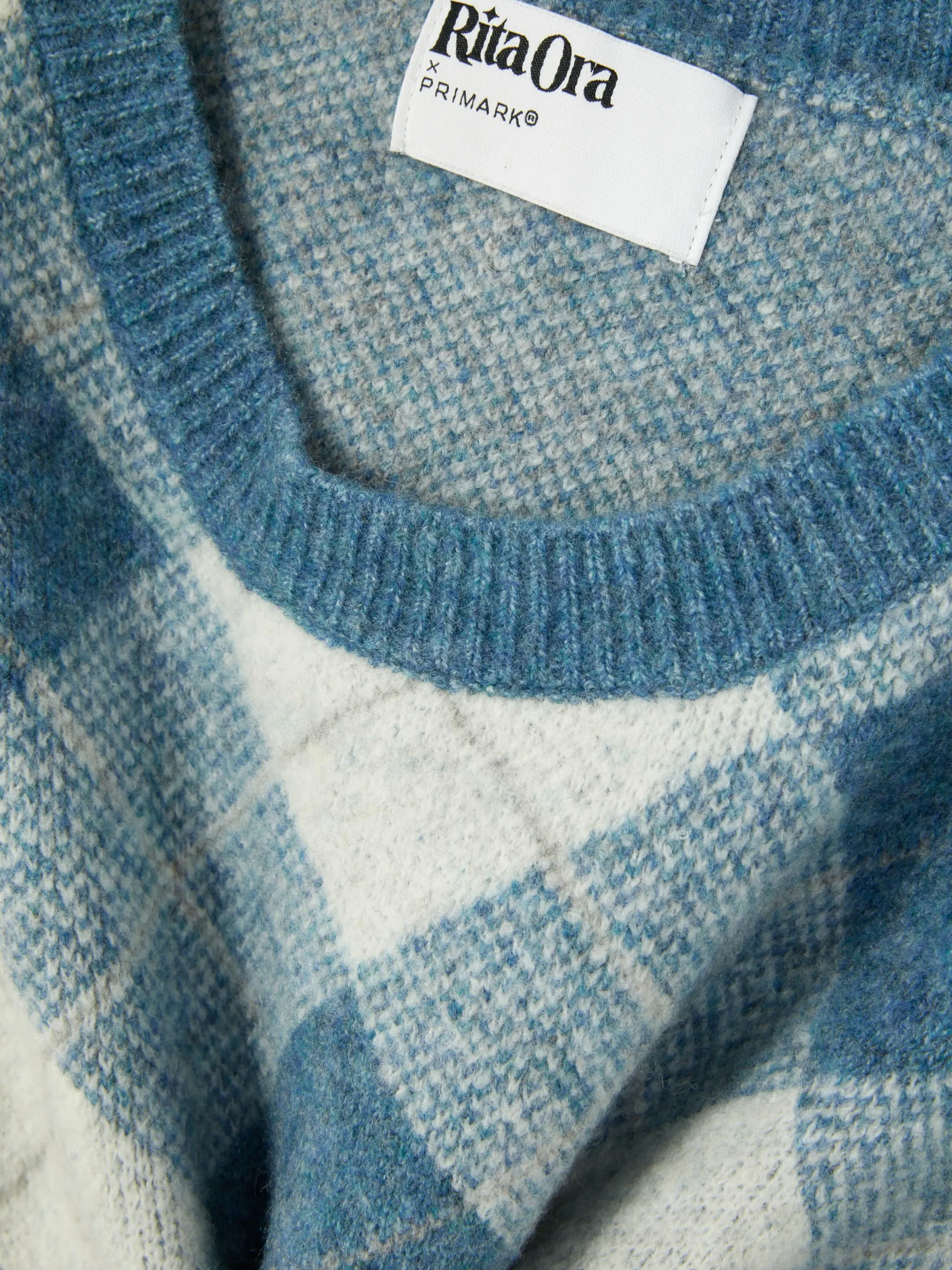 Clearance „Rita Ora“ Strickweste Mit Argylemuster Damen Pullover Und Cardigans